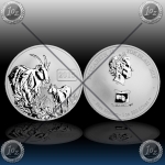 1oz TOKELAU 2015 "Year of the Goat" BU (Prooflike)